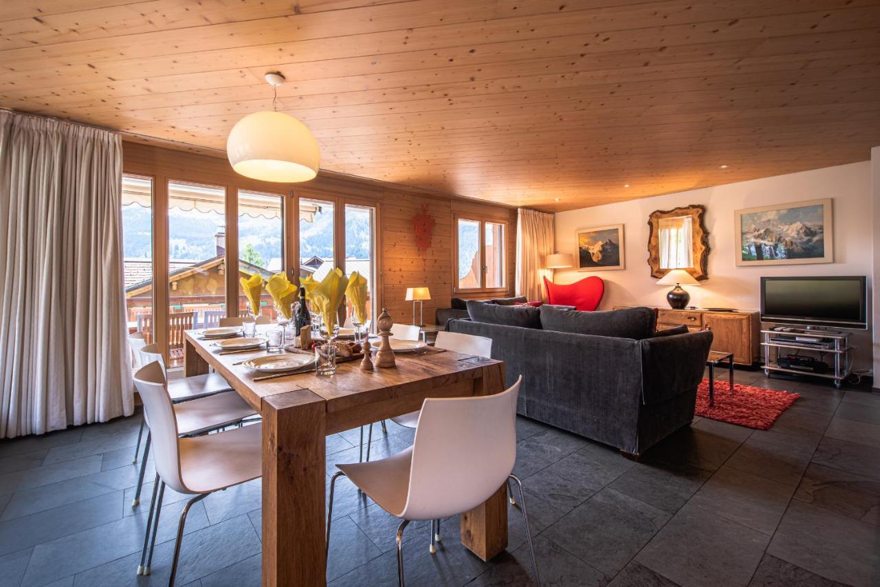 Chalet Bella Vista 4 Wengen Dış mekan fotoğraf
