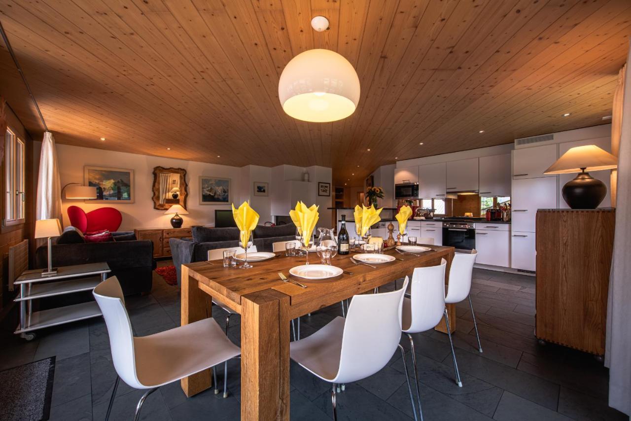 Chalet Bella Vista 4 Wengen Dış mekan fotoğraf