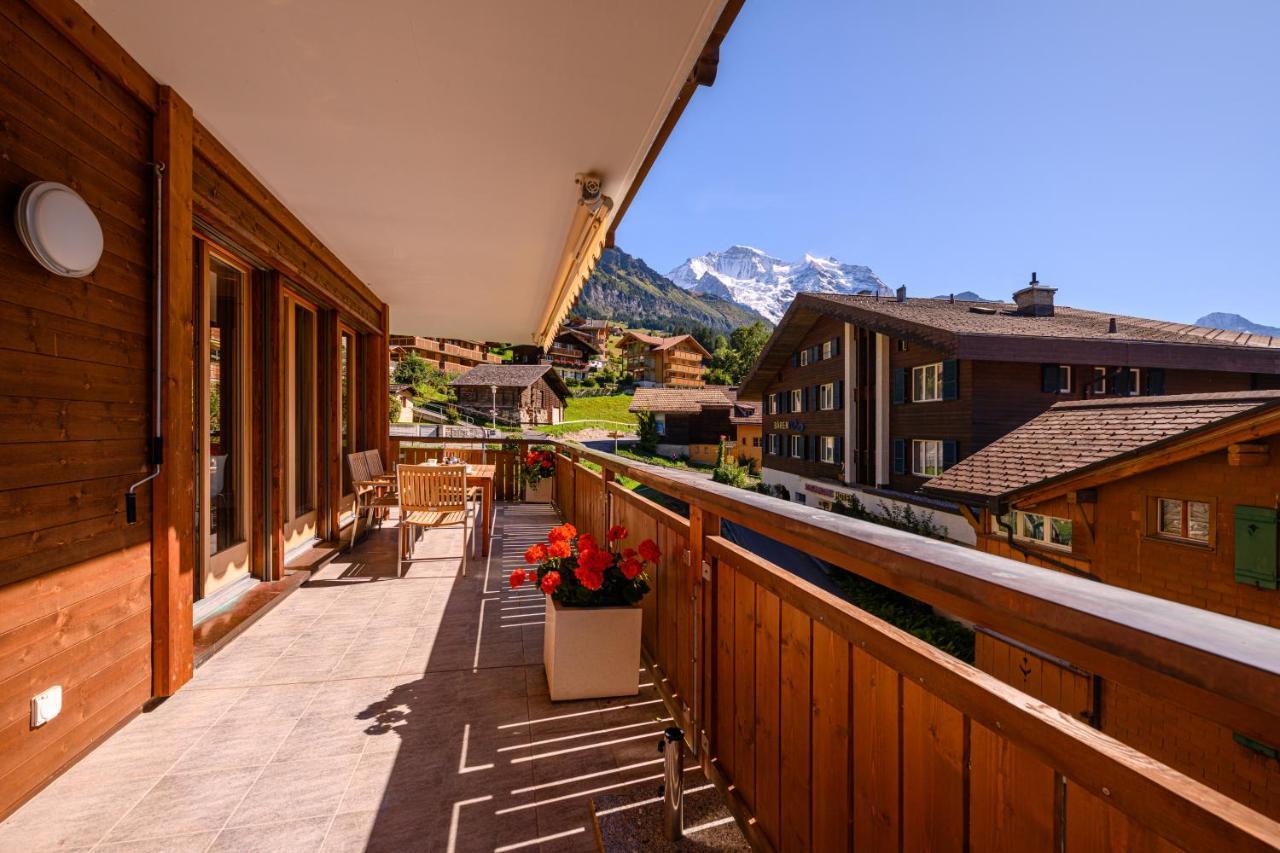 Chalet Bella Vista 4 Wengen Dış mekan fotoğraf