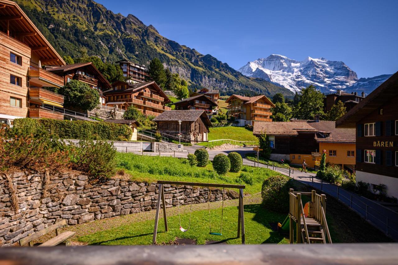 Chalet Bella Vista 4 Wengen Dış mekan fotoğraf